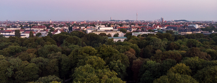 München Englischer Garten Luftbild aerial photo