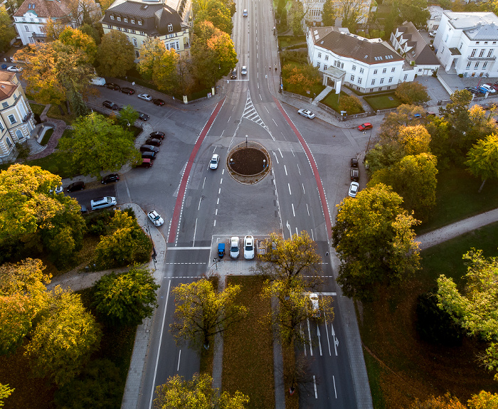 München Europaplatz und Prinzregentenstraße / Maria-Theresia-Straße Luftbild aerial photo