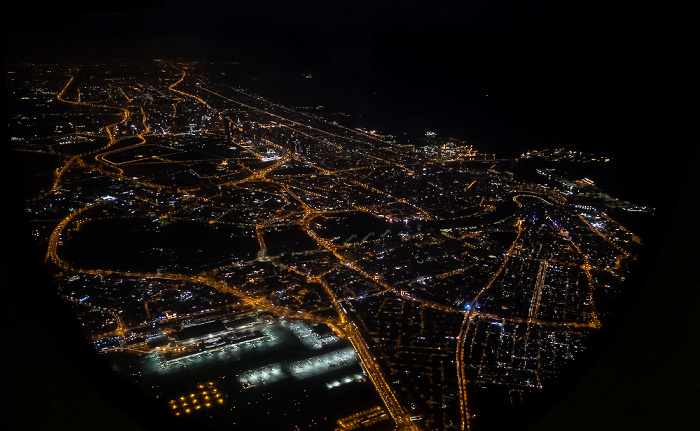 Dubai 2019-11-23 Flug UAE52 München Franz Josef Strauß (MUC/EDDM) - Dubai (DXB/OMDB) Luftbild aerial photo