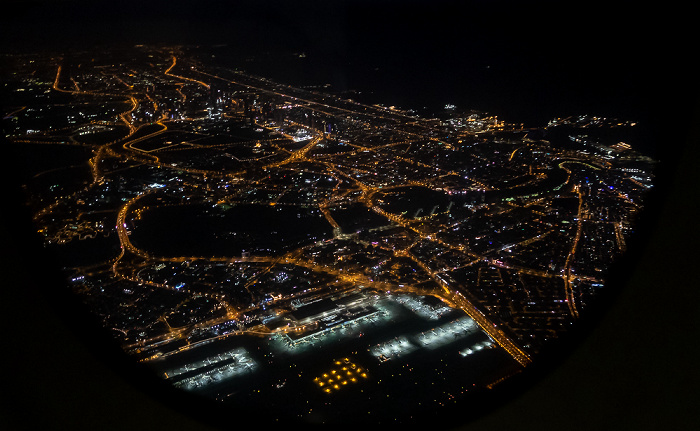 Dubai 2019-11-23 Flug UAE52 München Franz Josef Strauß (MUC/EDDM) - Dubai (DXB/OMDB) Luftbild aerial photo