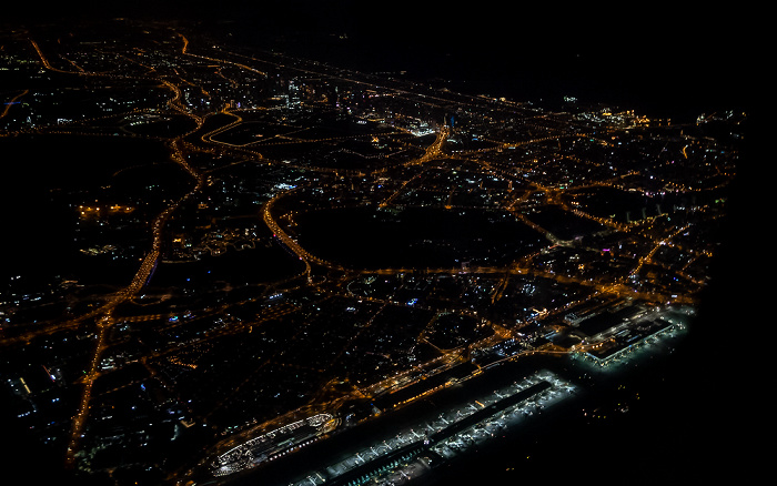 Dubai 2019-11-23 Flug UAE52 München Franz Josef Strauß (MUC/EDDM) - Dubai (DXB/OMDB) Luftbild aerial photo