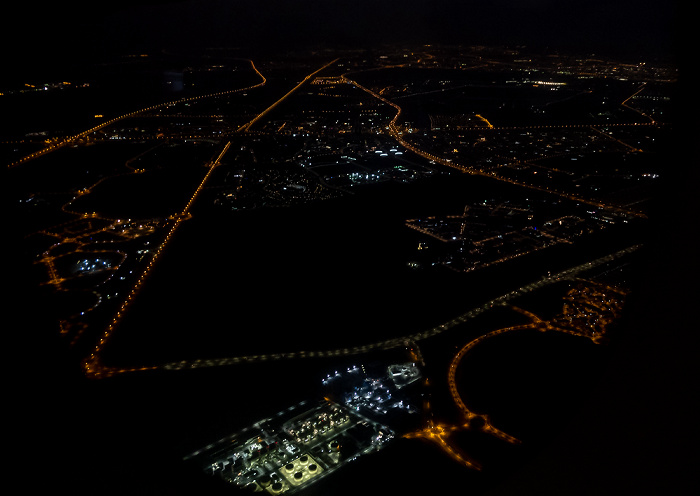 Dubai 2019-11-23 Flug UAE52 München Franz Josef Strauß (MUC/EDDM) - Dubai (DXB/OMDB) Luftbild aerial photo