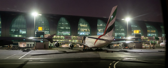 Dubai International Airport 2019-11-23 Flug UAE52 München Franz Josef Strauß (MUC/EDDM) - Dubai (DXB/OMDB)