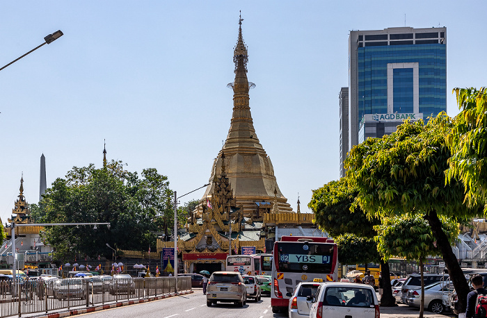 Yangon Sule Pagoda Road, Sule-Pagode
