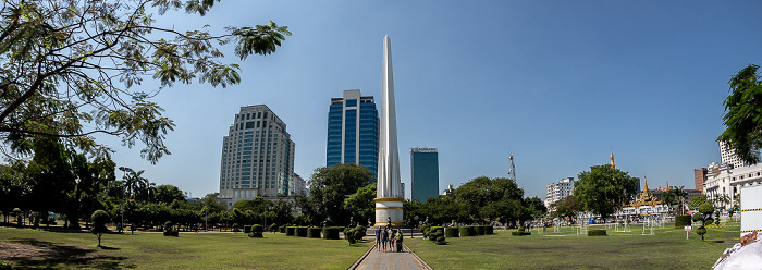 Maha Bandula Park: Independence Monument Yangon