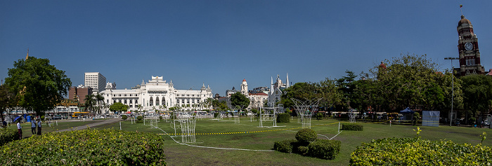 Yangon Maha Bandula Park High Court of Yangon Region Yangon City Hall