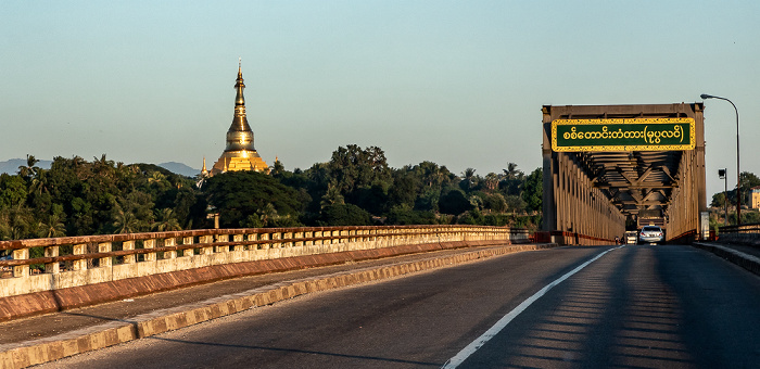 Fahrt Bago - Kin Pun Sakhan: Sittaung Bridge - Grenze zwischen Bago-Region und Mon-Staat Bago-Region