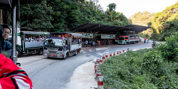 Lastwagen-Fahrt Kin Pun Sakhan - Mar Lar Hpu Thaton-Distrikt