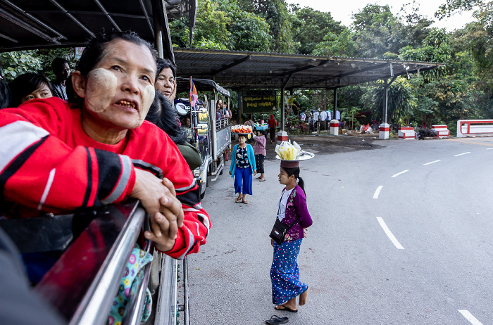 Lastwagen-Fahrt Kin Pun Sakhan - Mar Lar Hpu Thaton-Distrikt