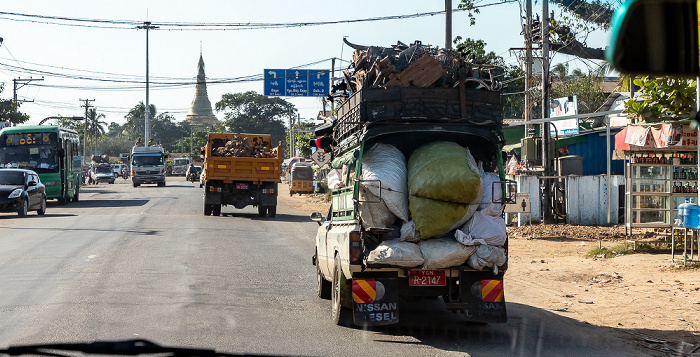 Fahrt Kyaikto - Taungoo: Mawlamyaing Road Phayagyi