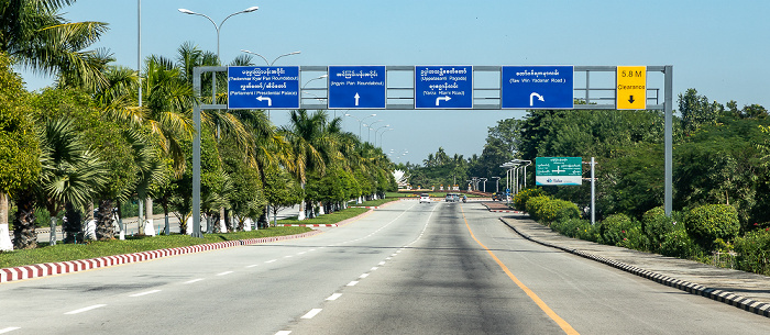 Yarza Thingaha Road Naypyidaw