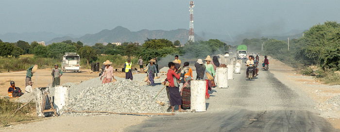 Fahrt Naypyidaw - Kalaw Mandalay-Region