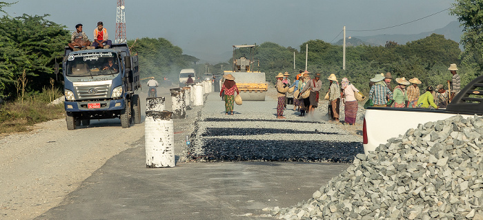 Fahrt Naypyidaw - Kalaw Mandalay-Region