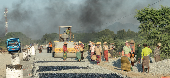 Fahrt Naypyidaw - Kalaw Mandalay-Region