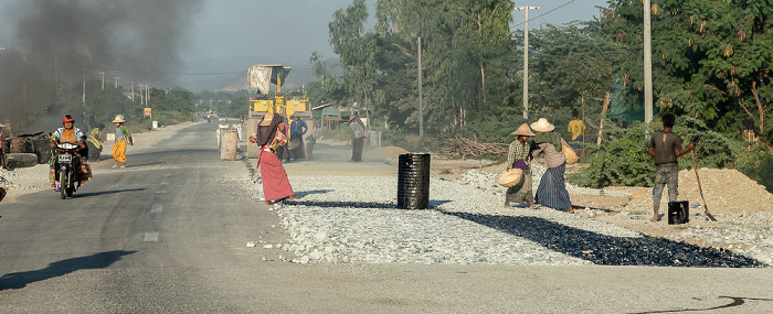 Fahrt Naypyidaw - Kalaw Mandalay-Region