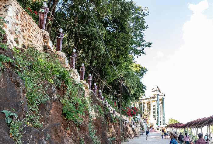 Aufgang zu den Pindaya Caves