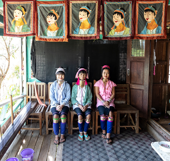 Inle-See Langhalsfrauen