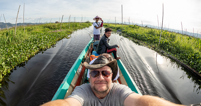 Inle-See Schwimmende Gärten: Jürgen