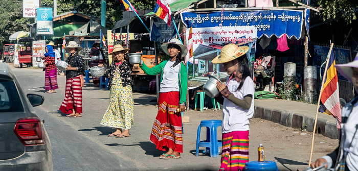 Mandalay-Region Fahrt Nyaung Shwe - Mandalay: Yangon-Mandalay Highway
