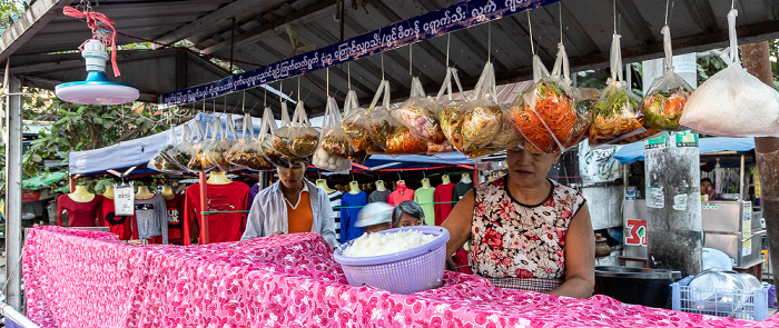 Mandalay 19th Street: Essensstand