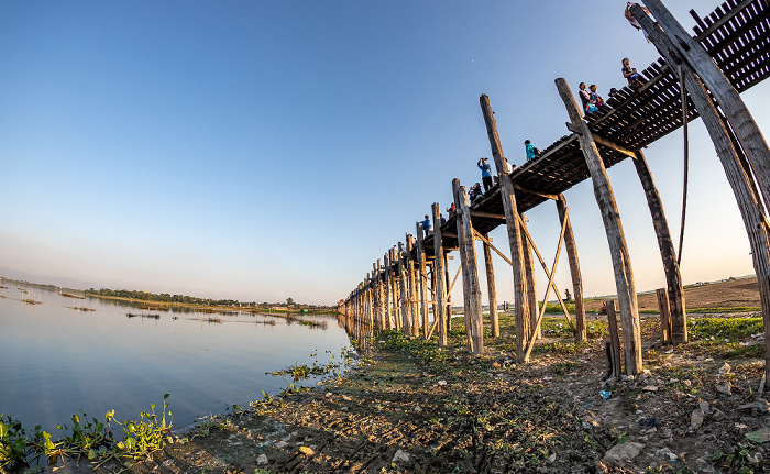 Amarapura U-Bein-Brücke, Taungthaman Lake