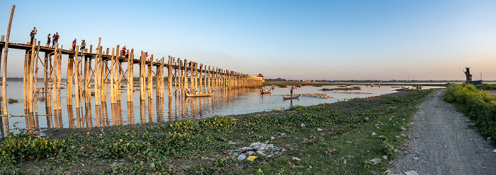 Amarapura U-Bein-Brücke, Taungthaman Lake