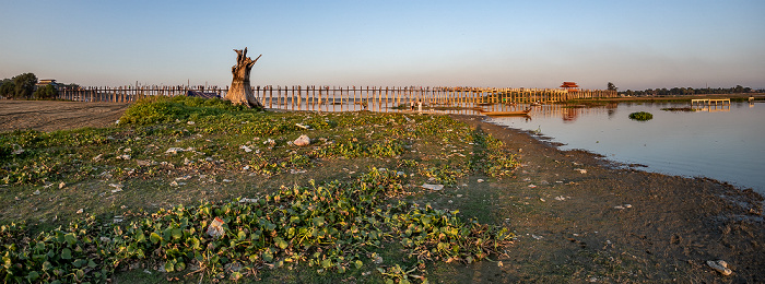 U-Bein-Brücke, Taungthaman Lake Amarapura