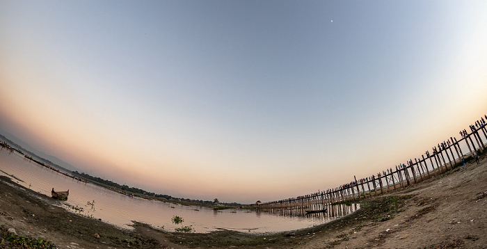 Taungthaman Lake, U-Bein-Brücke Amarapura