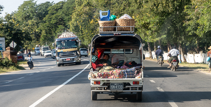 Fahrt Sagaing - Monywa Sagaing