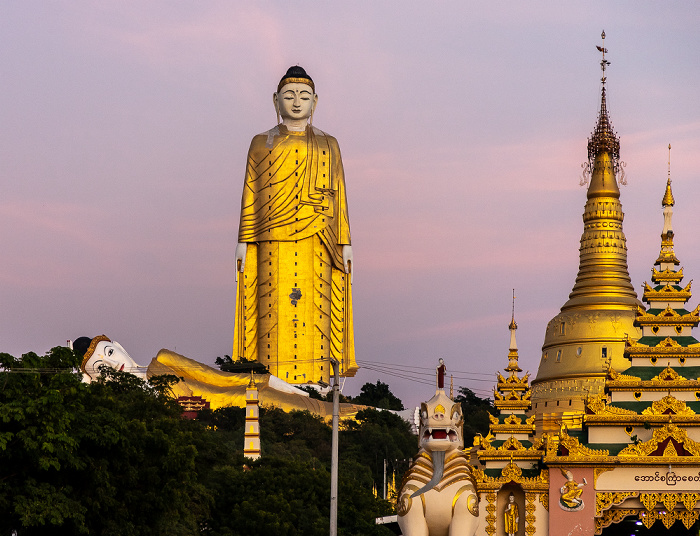 Monywa Po Khaung Hill: Laykyun Sekkya Buddha Aung Setkyar Pagode