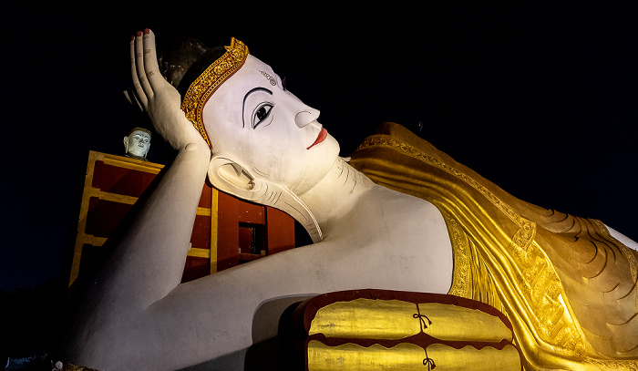 Po Khaung Hill: Liegender Buddha Monywa