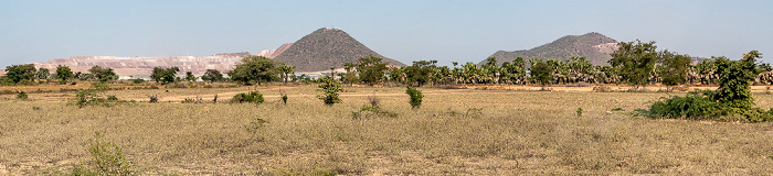 Sagaing-Region Fahrt Phowintaung - Bagan: Letpadaung Mountain: Letpadaung Kupfermioe