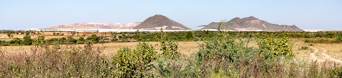 Fahrt Phowintaung - Bagan: Letpadaung Mountain: Letpadaung Kupfermioe Sagaing-Region