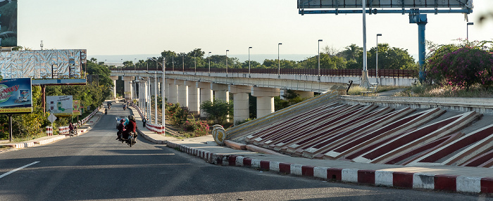 Fahrt Phowintaung - Bagan: Pakokku Bridge Magwe-Region