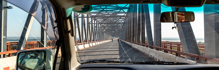Fahrt Phowintaung - Bagan: Pakokku Bridge Magwe-Region