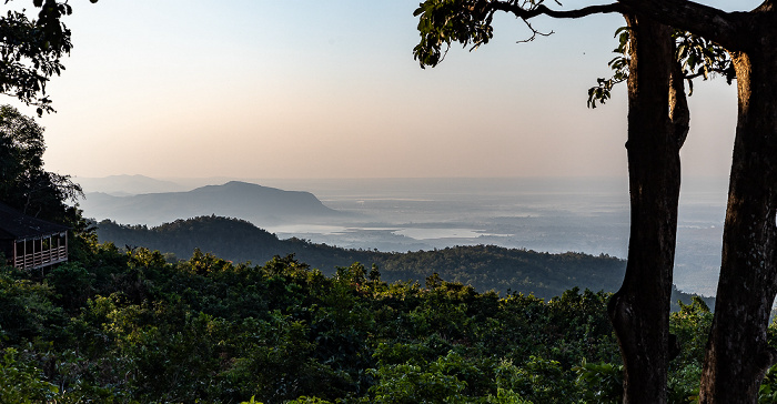 Popa Mountain National Park Blick vom Popa Mountain Resort