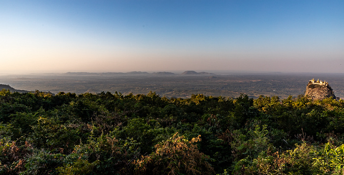 Blick vom Popa Mountain Resort Popa Mountain National Park