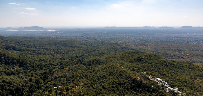 Popa Taung Kalat Blick von der Tuyin Taung Pagoda