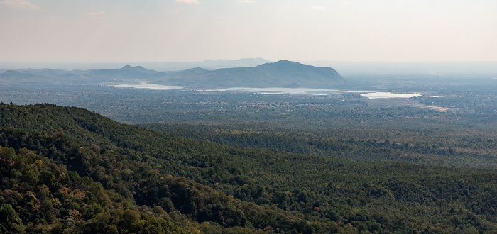 Popa Taung Kalat Blick von der Tuyin Taung Pagoda