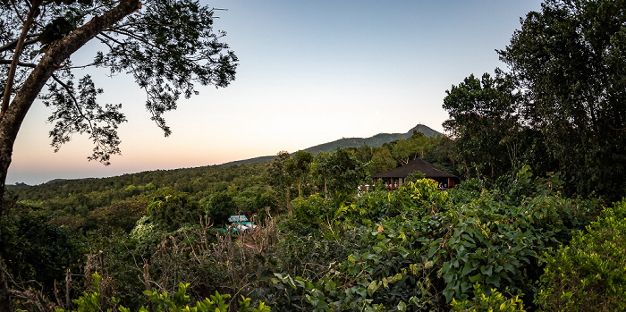 Blick vom Popa Mountain Resort: Mount Popa Popa Mountain National Park