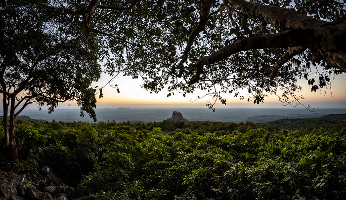 Blick vom Popa Mountain Resort Popa Mountain National Park