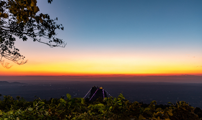 Popa Mountain National Park Blick vom Popa Mountain Resort