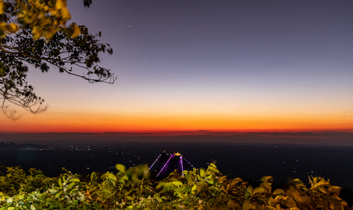 Blick vom Popa Mountain Resort Popa Mountain National Park