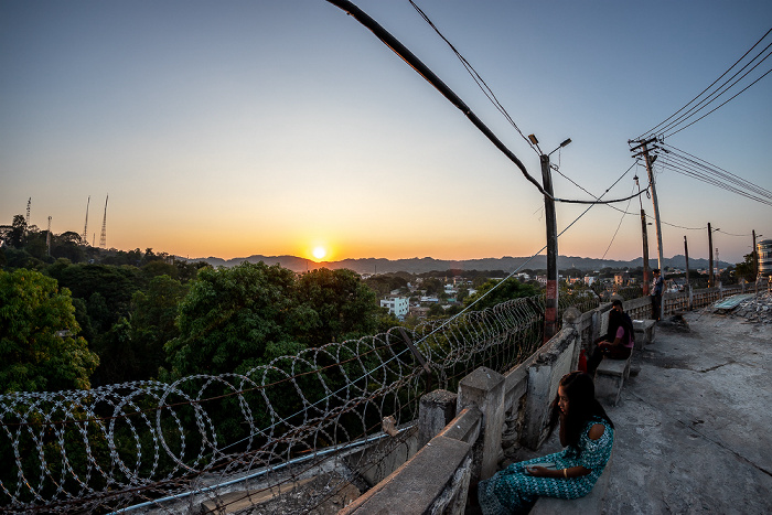 Blick von der Shwesandaw-Pagode Pyay