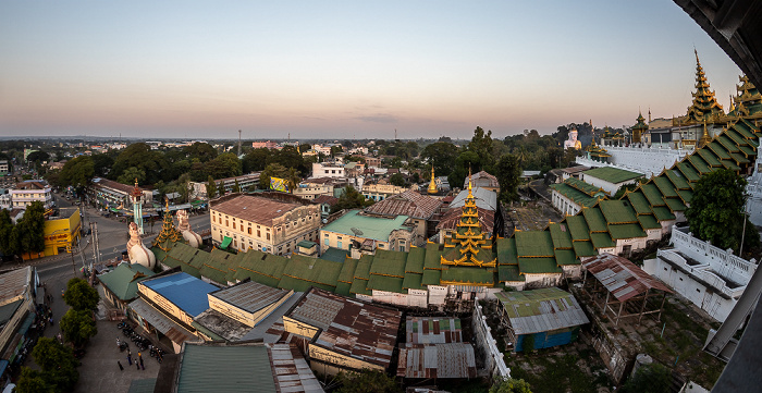 Blick von der Shwesandaw-Pagode Pyay