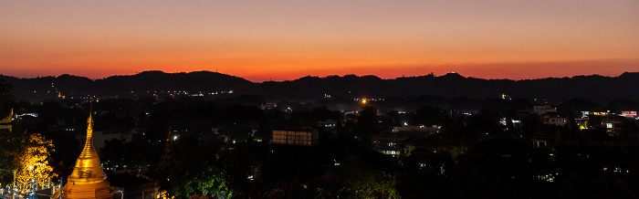 Pyay Blick von der Shwesandaw-Pagode