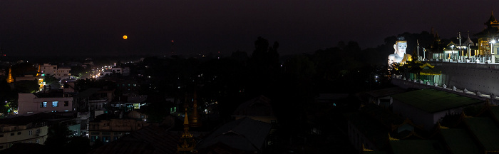 Pyay Blick von der Shwesandaw-Pagode Sehtatgyi-Buddha