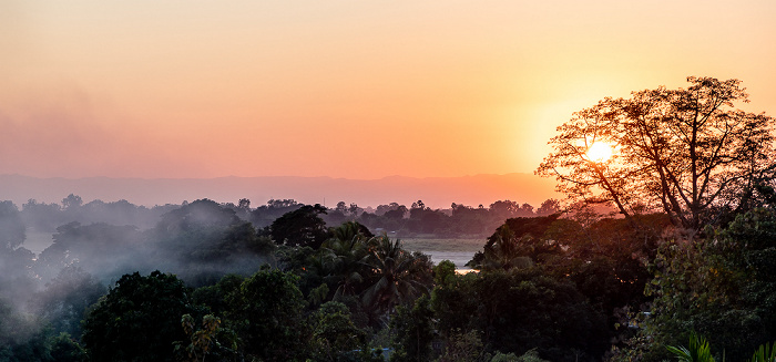 Blick vom Golden Guest Hotel Shwedaung