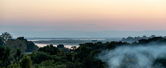 Shwedaung Blick vom Golden Guest Hotel