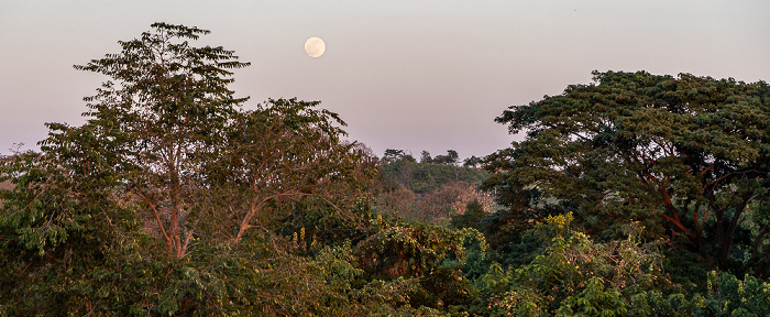 Shwedaung Blick vom Golden Guest Hotel